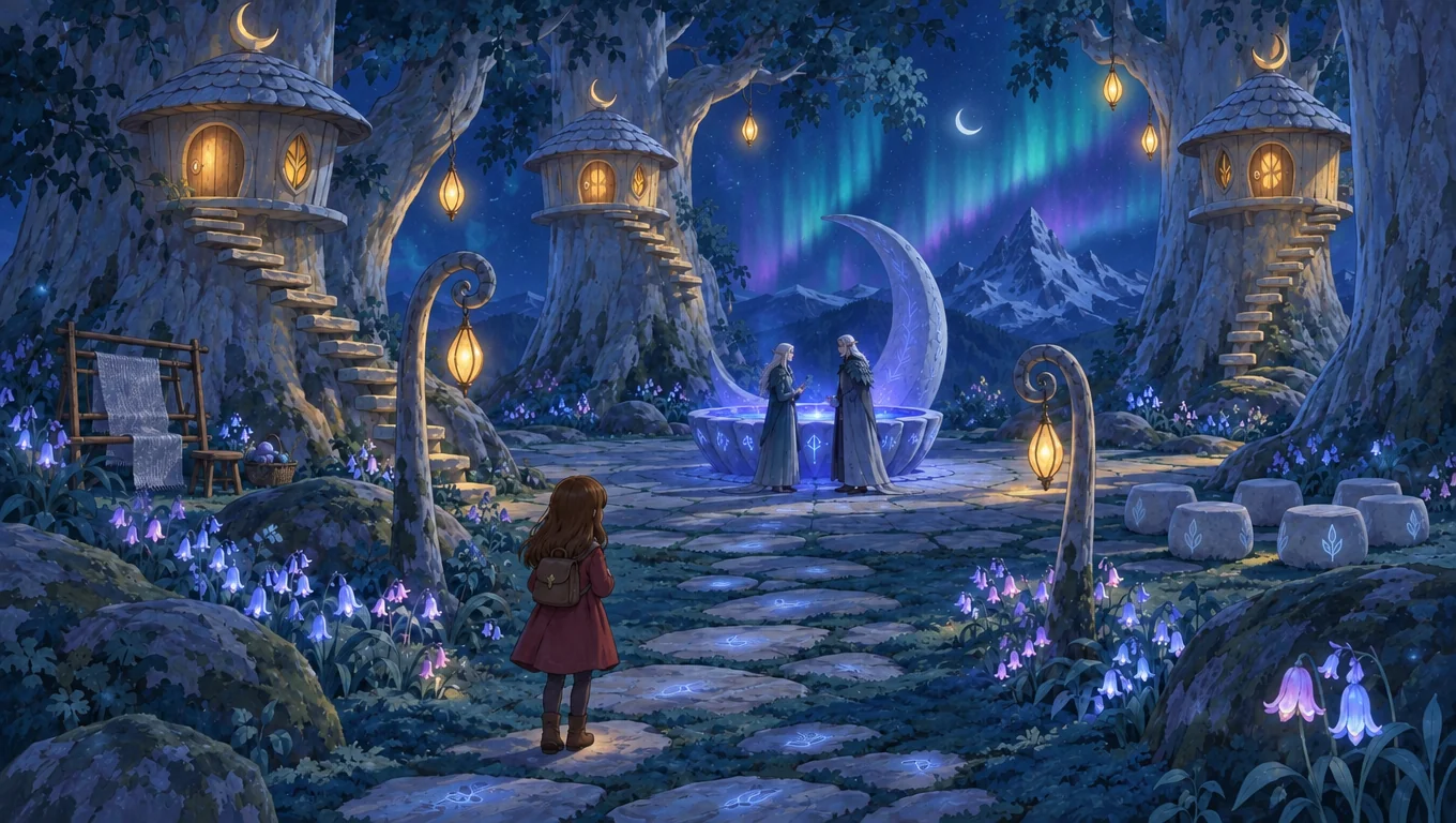 The village at night