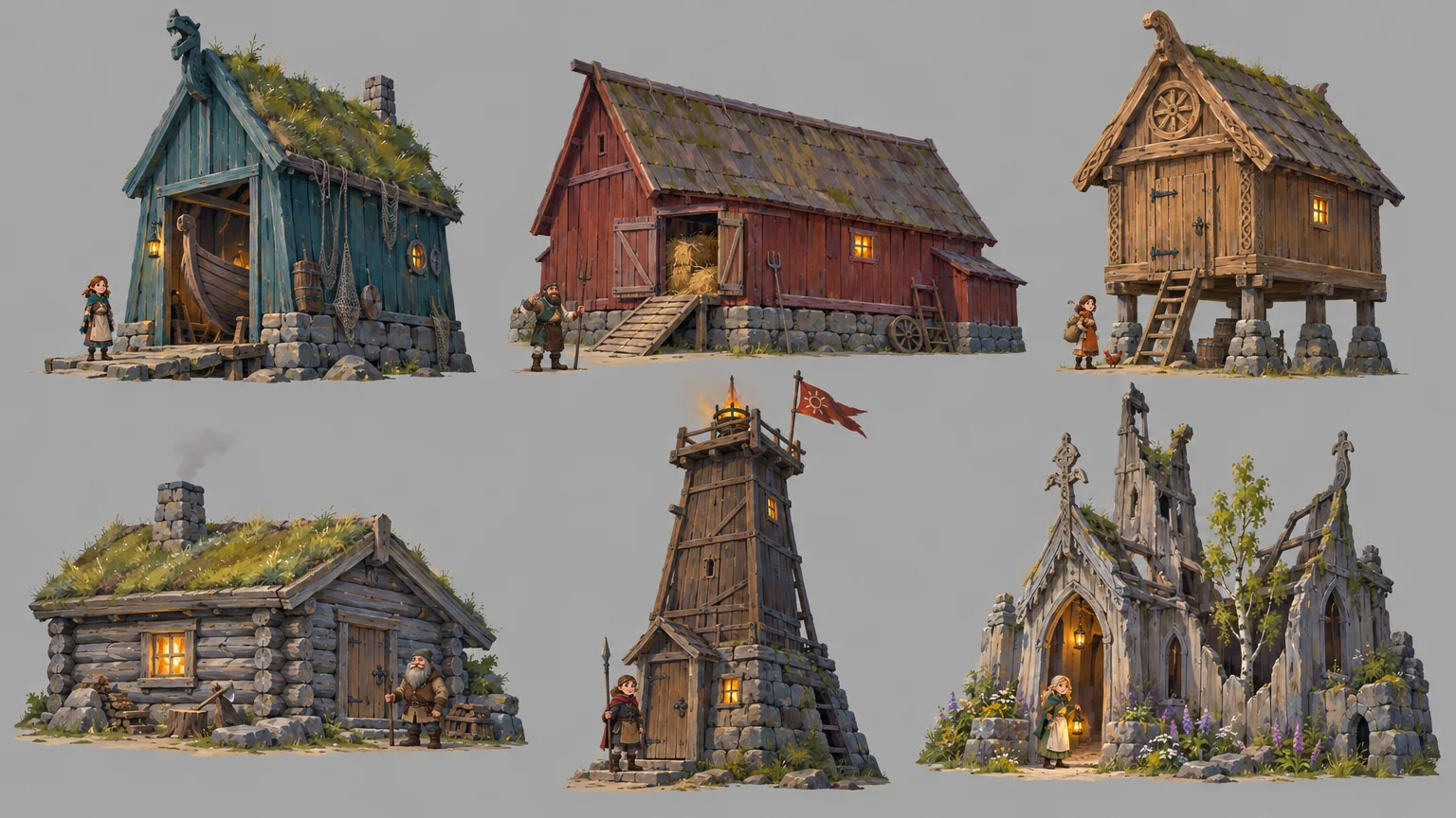 buildings outside